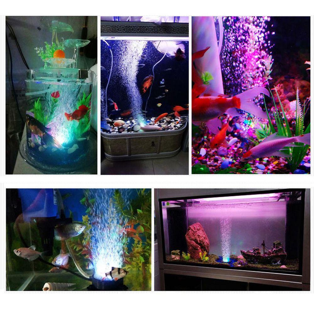 Máy Bay DANILO Air|Đèn Chìm Hình Tròn Nhiều Màu Sắc Trang Trí Bể Cá