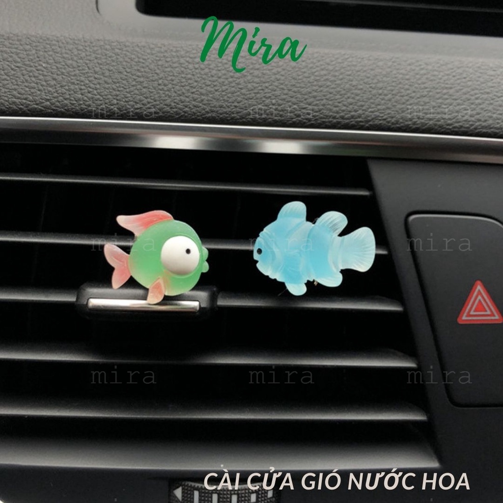 Cài Cửa Gió Điều Hòa Xe Hơi Cá Biển Cua Bạch Tuộc Hoa Kẹp Trang Trí Xe Ô Tô MIRA-OTO8013