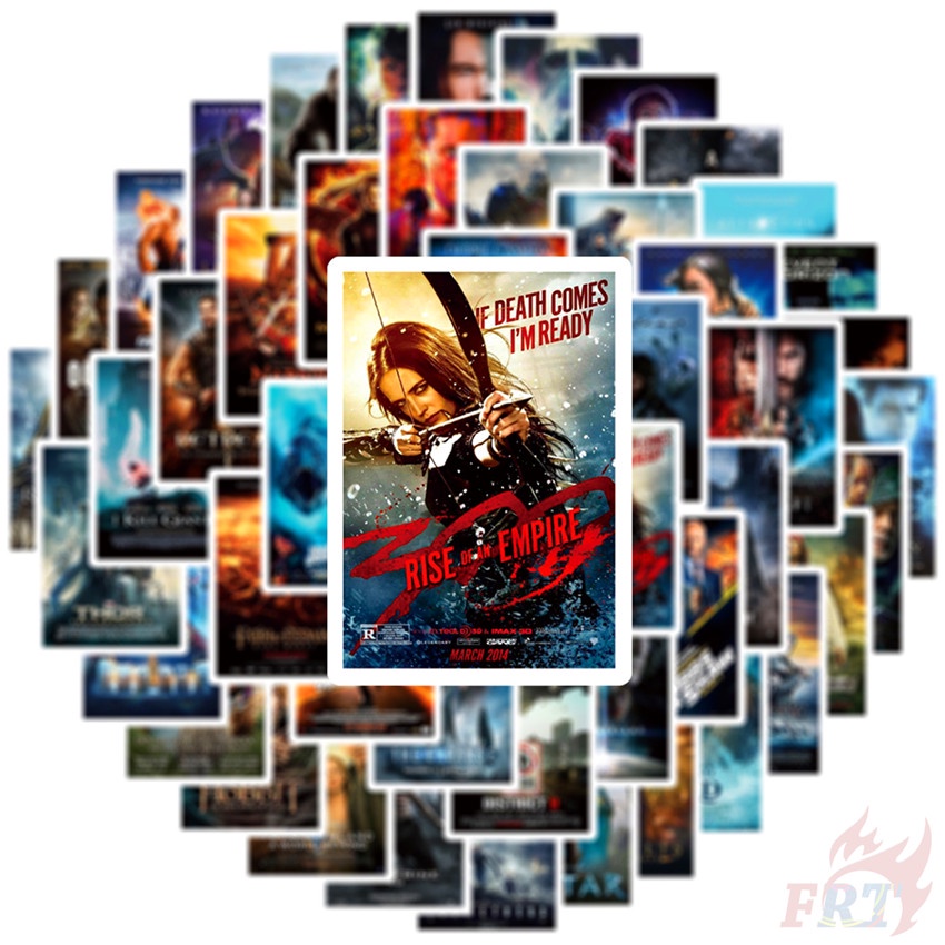100Pcs/Set ❉ Mixed Classical Poster Cover Series A Classical Movies & Music Album Mini Poster Stickers ❉ DIY Fashion Luggage Laptop Skateboard Doodle Decals Stickers