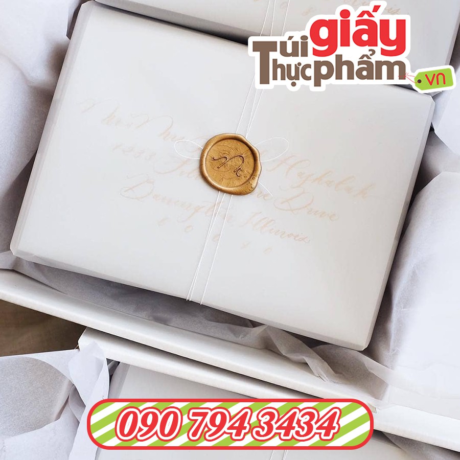 500 tờ Giấy Nến Gói Thời Trang- Mỹ Phẩm - Handmade - linh kiện- chống nước-hút ẩm (75x50cm - 17gsm)