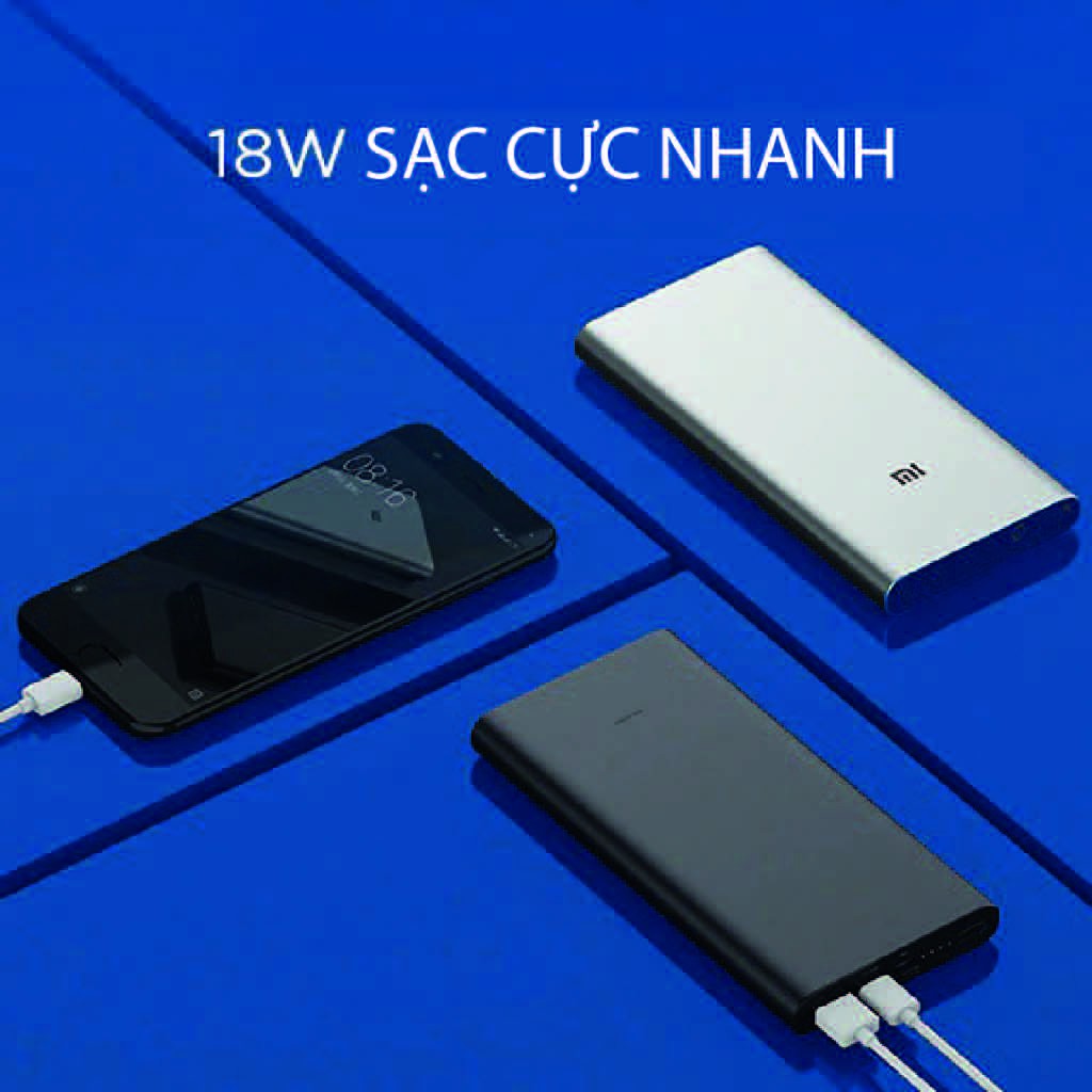 Sạc Dự Phòng ⚡ FREESHIP⚡ Pin Sạc Dự Phòng Xiaomi Gen 3 -10000 Mah - Bảo Hành 12 Tháng ⚡ Tuấn Phụ Kiện