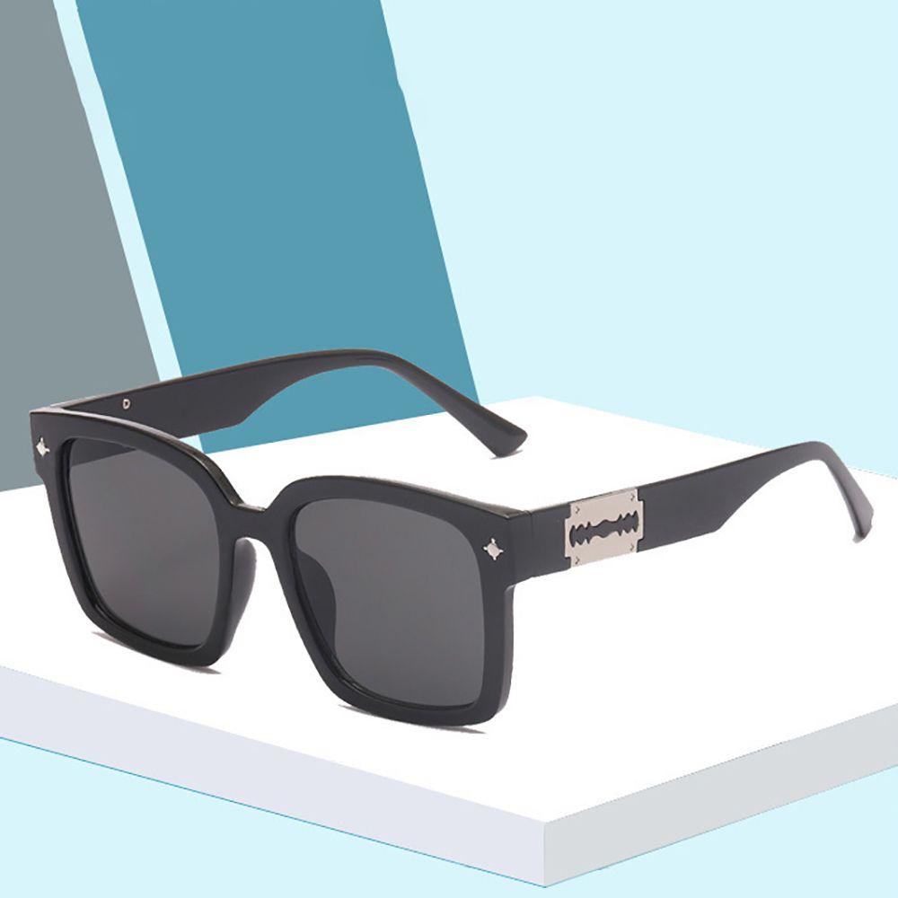 Kính Mát Gọng Vuông Chống Tia UV400 Chống Bức Xạ Cho Nam Nữ