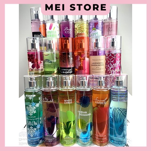 Xịt Thơm Toàn thân Body Mist VIC & BBW 236ml Ngọt Ngào, Sang Trọng
