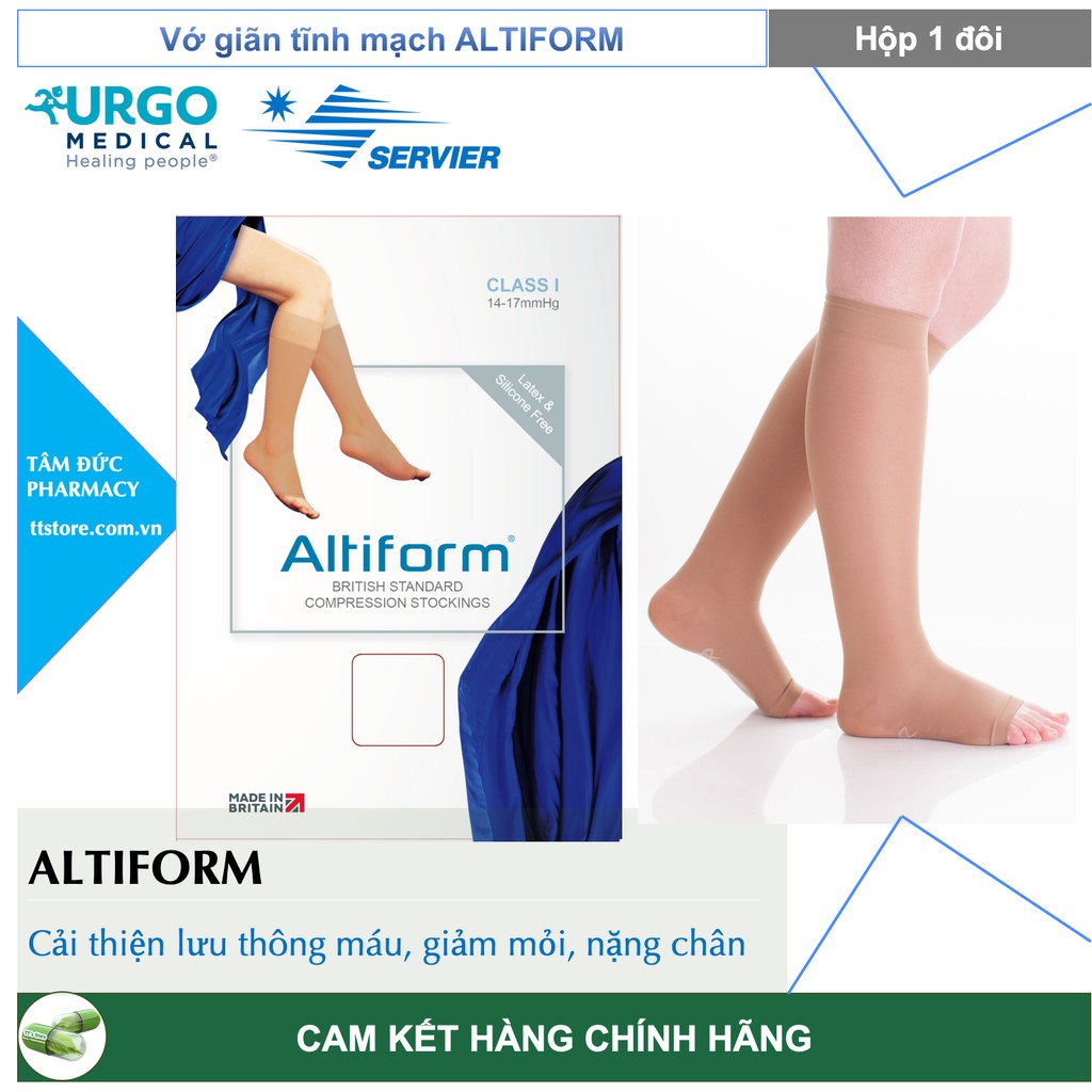 Tất/vớ dùng cho người giãn tĩnh mạch ALTIFORM - Nhập khẩu từ ANH
