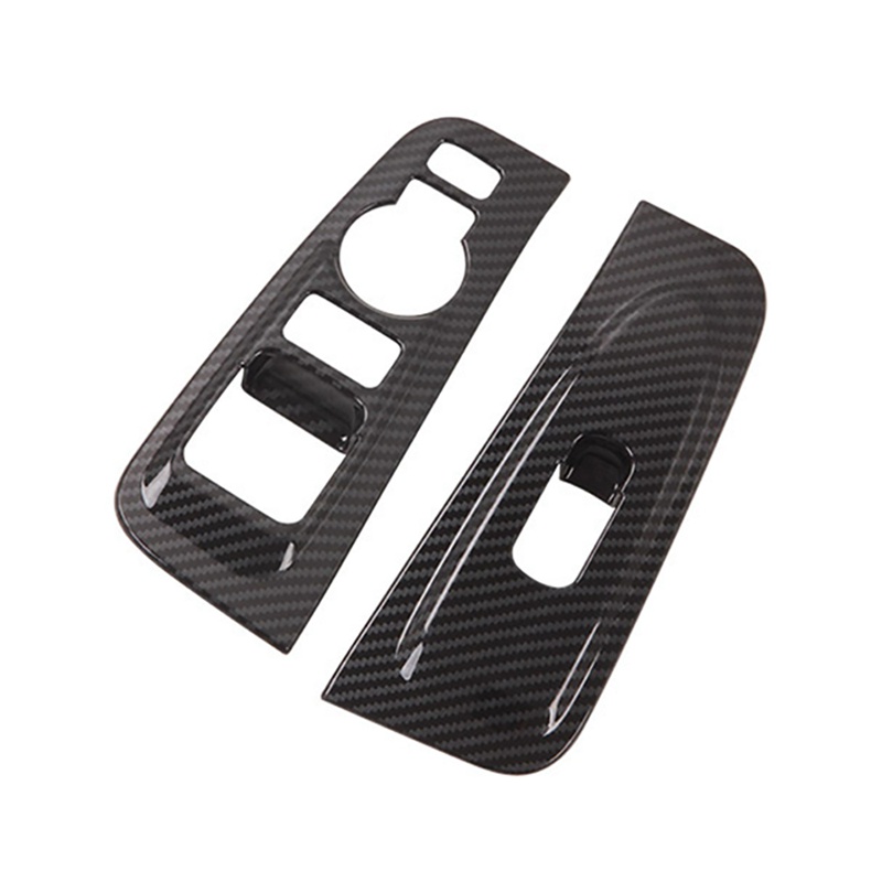 Bộ 2 Viền Tay Vịn Cửa Sổ Xe Hơi Hyundai Grand Starex H1 2019 2020 Chất Liệu Sợi Carbon