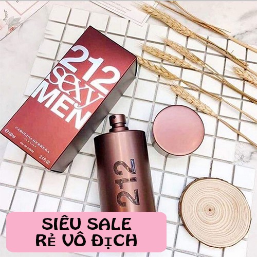 Nước Hoa Nam Cao Cấp 212 Sexy Man 100ml Màu Nâu Hương Gợi Cảm Và Tinh Tế Cuốn Hút Mọi Cô Gái