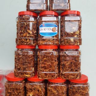 Khô gà cháy tỏi nhà làm ngon cực phẩm 500g - 129k