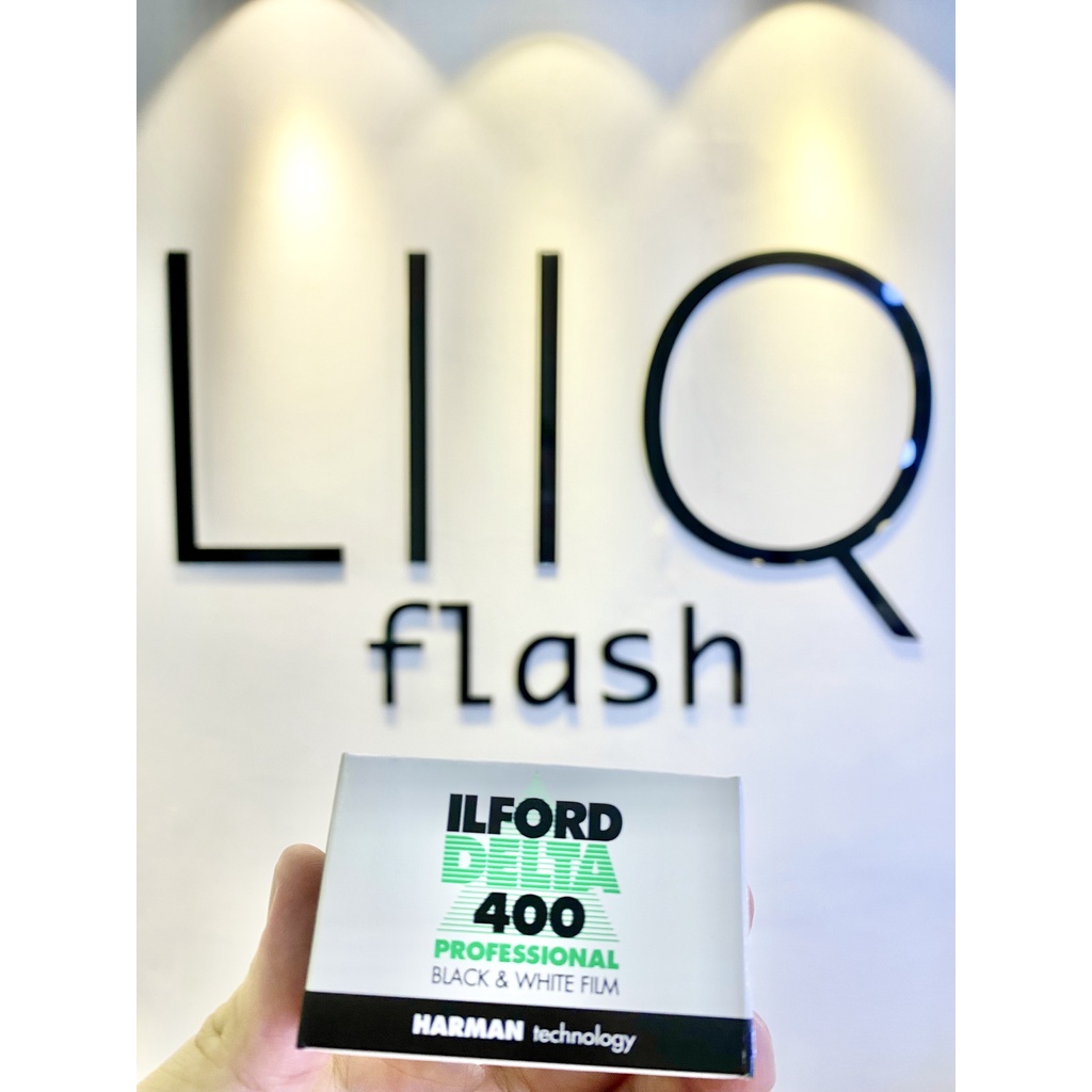 Phim Ilford Delta Pro ISO 400, Đen Trắng B&W, 135/35mm x 24 Kiểu, In Date Cho Máy Chụp Ảnh Film - LIIQ Flash