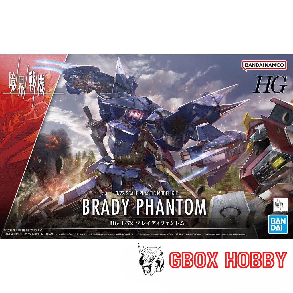 HG Brady Phantom Kyoukai Senki Bandai 1/72 Mô hình lắp ráp