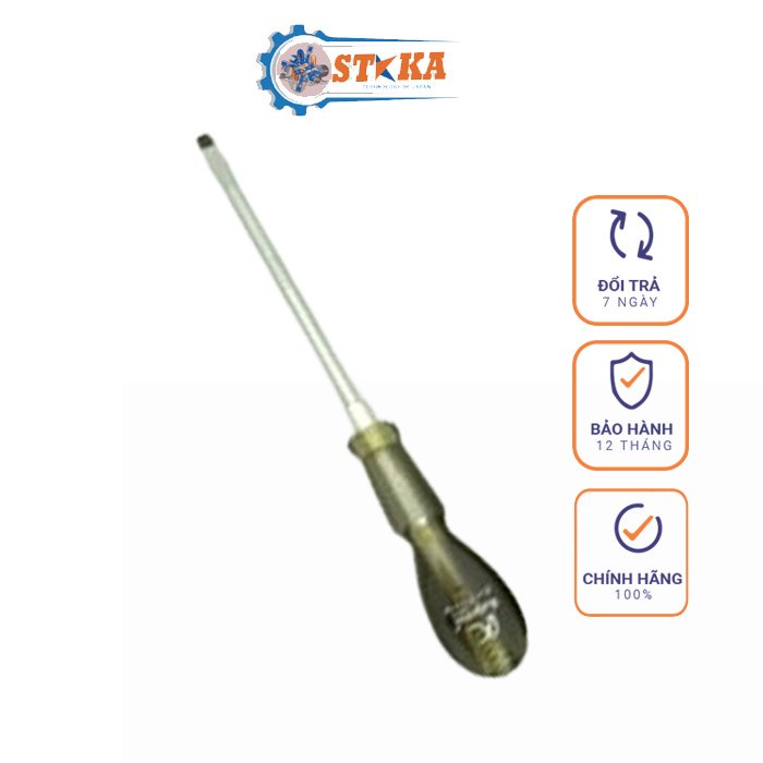 Tô Vít Đóng (Bake và Dẹp) Nhật Bản Kapusi Cao Cấp - Tua Vít Đóng Phi 6mm - 8mm Đầu Vít Có Nam Châm