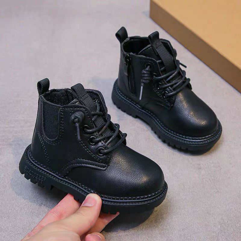 Boot Trẻ Em - Giày Bốt Cổ Cao Quảng Châu Chất Da PU Cao Cấp Cho Bé Trai Bé Gái _Boots cho bé trai