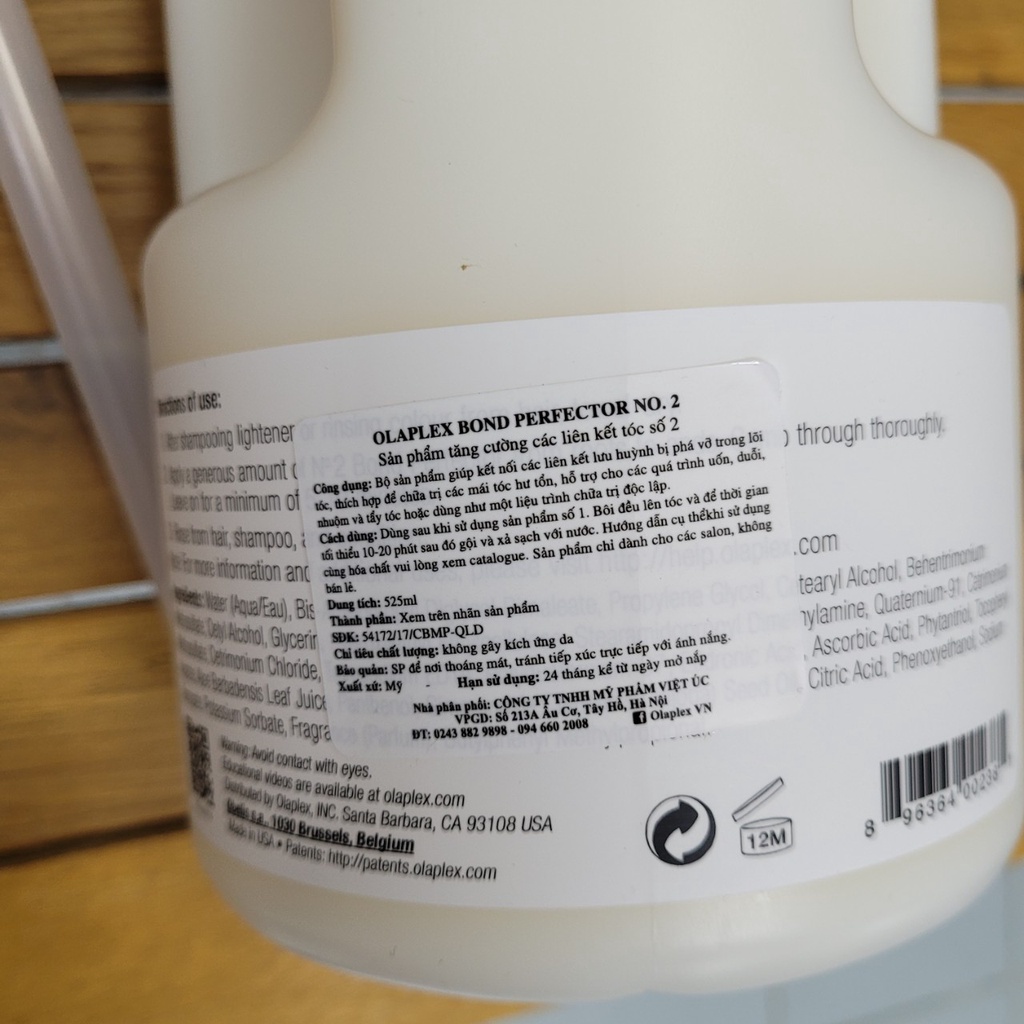 KEM PHỤC HỒI TÓC BOND PERFECTOR OLAPLEX SỐ 2 2000ML