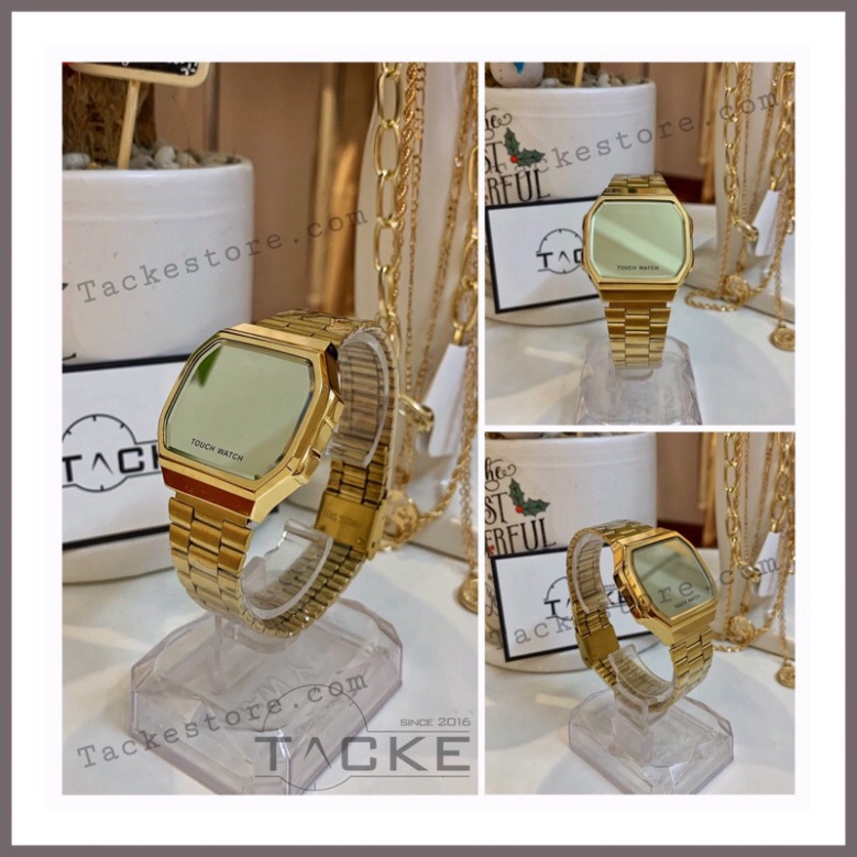 Đồng Hồ Nam casio điện tử Cảm Ứng Màn Hình tráng gương, led, Unisex, Touch Watch Chất Liệu Cao Cấp 3 màu