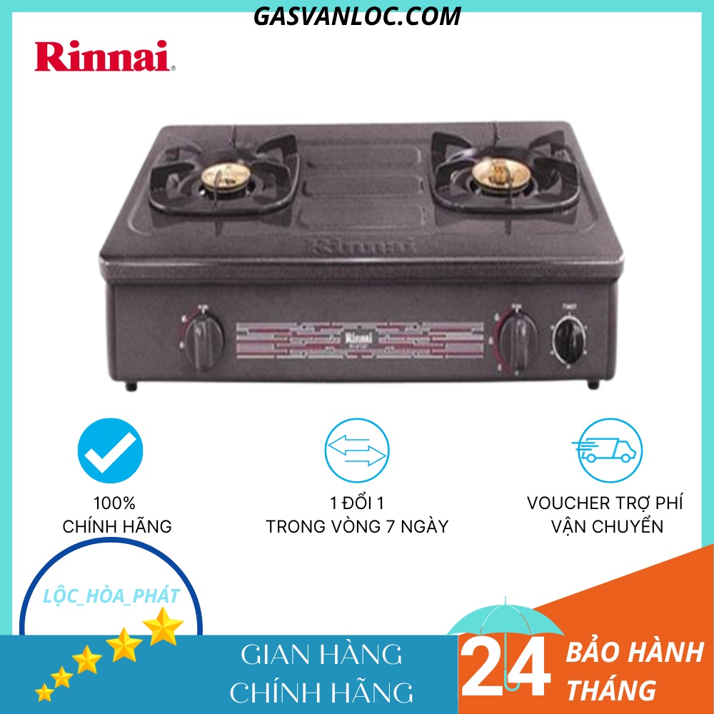 Bếp ga đôi Rinnai RV-970(GT) - Ngọn lửa xanh - Tiết kiệm ga - Hàng chính hãng