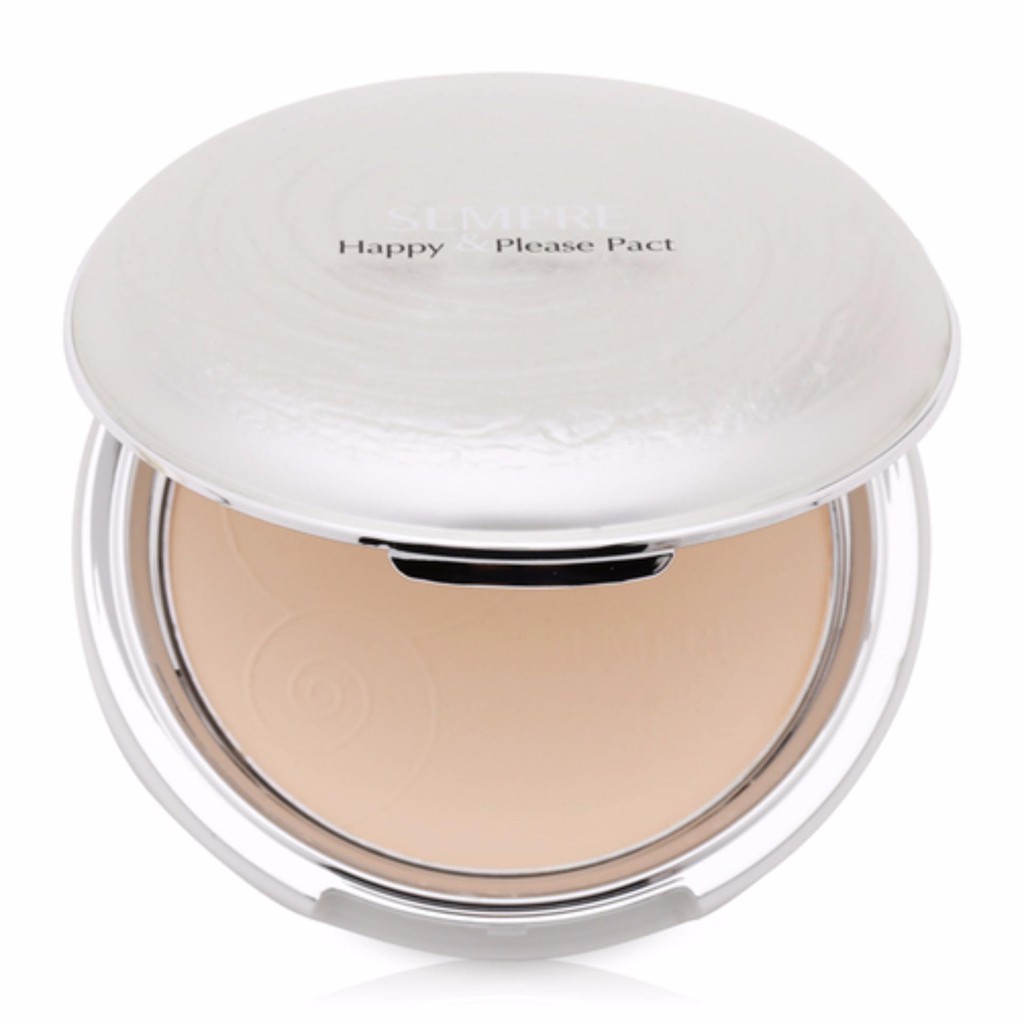 Phấn phủ siêu mịn Geo Sempre Happy &amp; Please Pact #02 - Beige