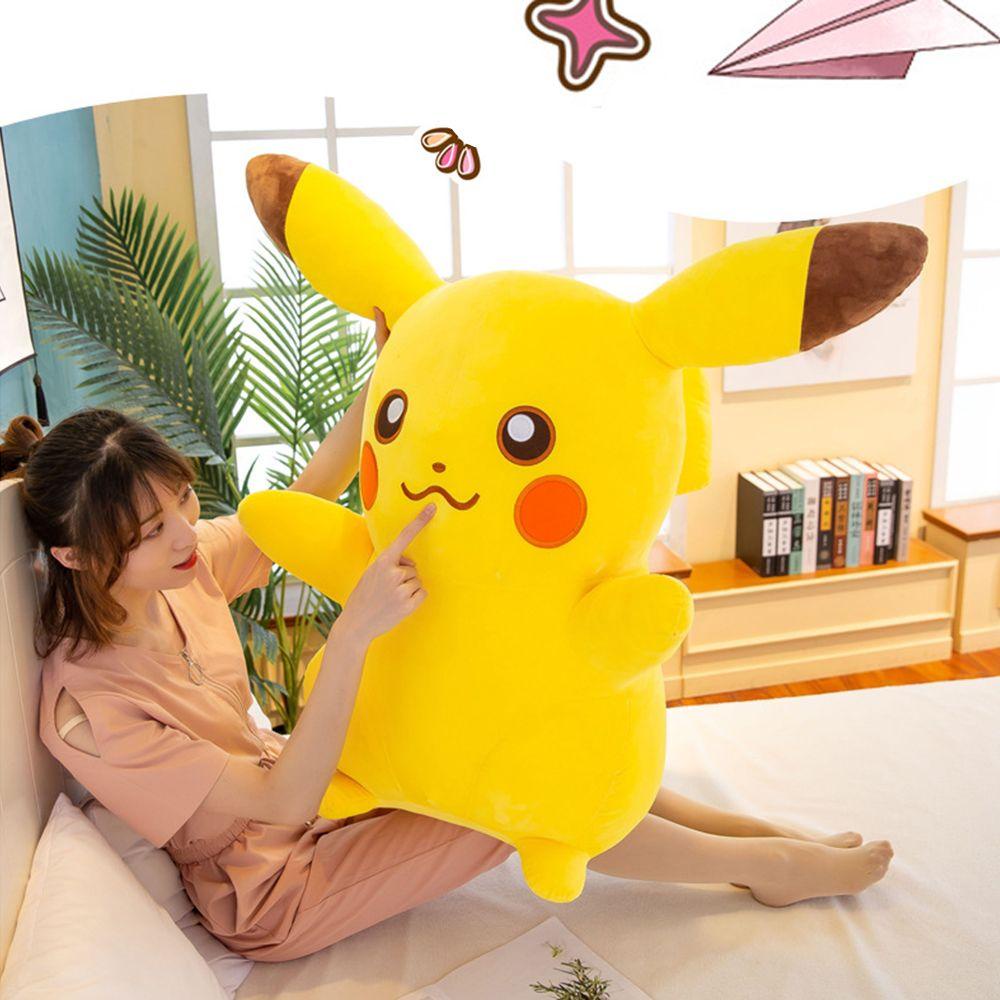 Đồ chơi nhồi bông Hình Pikachu Màu Cầu Vồng