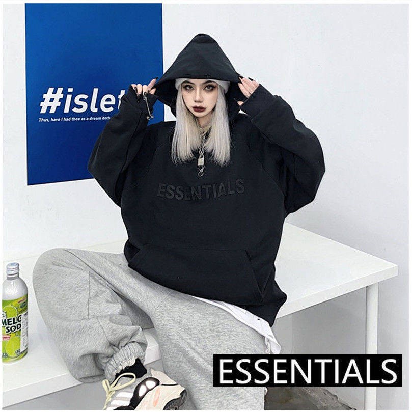 Áo nỉ hoodie Essentials In cao su nổi , áo nỉ bông unisex nam nữ MANTO SHION AN206