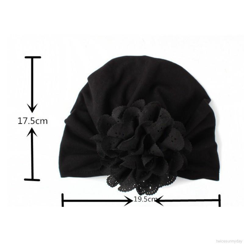 Nón trùm đầu họa tiết hoa dễ thương cho bé