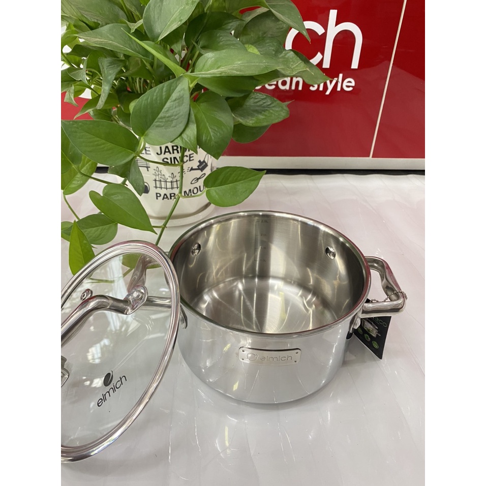 Nồi inox liền khối Elmich Trimax ECO EL-3991 size 16cm
