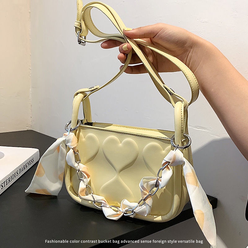 Jiashucheng Túi Đeo Chéo Hình Vuông Cỡ Nhỏ Phối Dây Đeo Sợi Xích Thời Trang Mùa Hè Cao Cấp Dễ Phối Đồ Cho Nữ