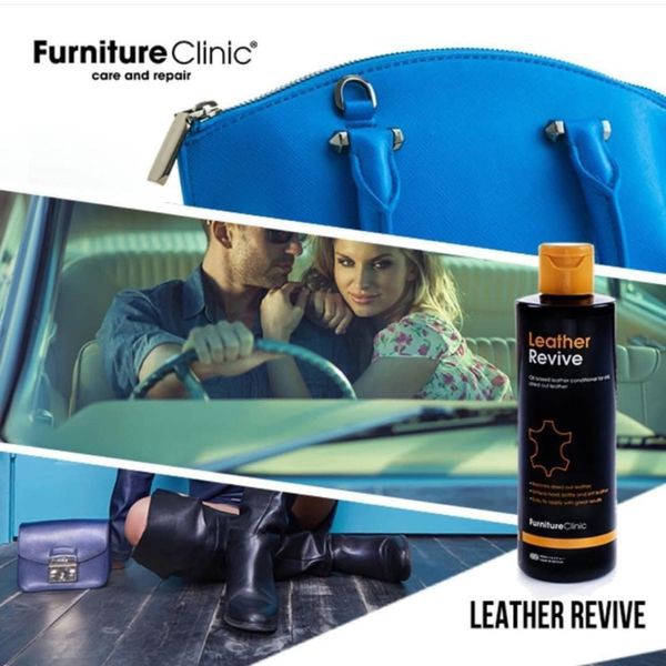 Phục hồi làm mềm da hãng Furniture Clinic Vương Quốc Anh - Leather Revive giúp da mềm và đàn hồi