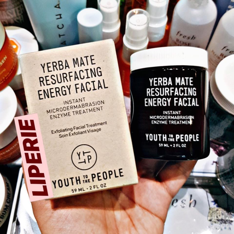 Mặt nạ Youth to the People Yerba Mate Resurfacing + Exfoliating Energy Facial with Enzymes