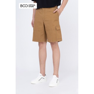Quần Short BOO Đùi Nam Dáng Ngắn Chất Khaki Phối Túi Ôp Thể Thao