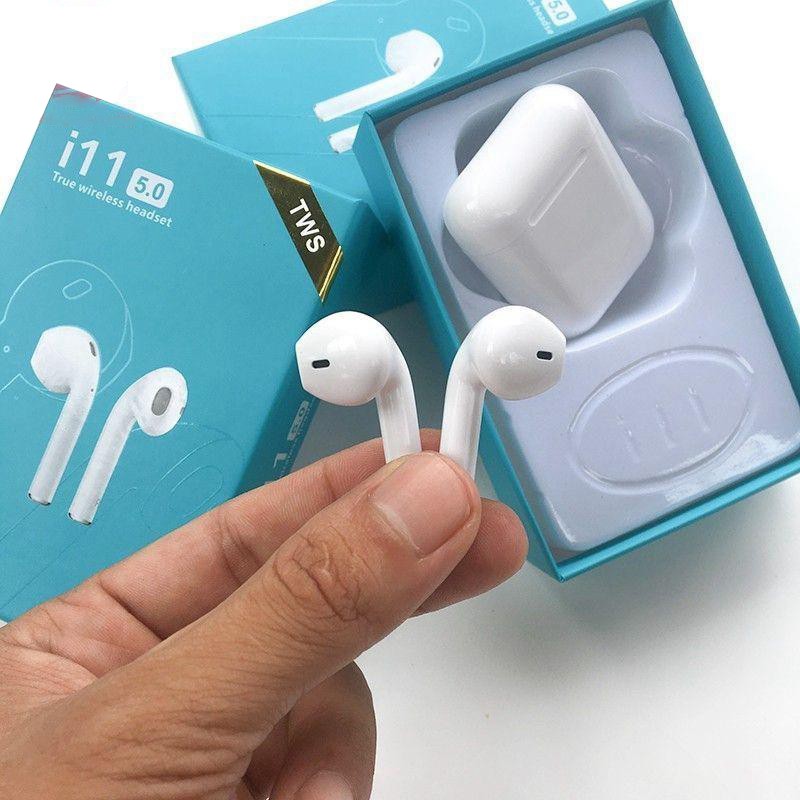 Tai Nghe Bluetooth 5.0 i11 TWS cảm ứng có pop up IOS và Android 2021