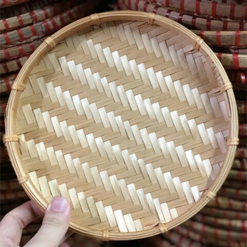 Mẹt tre trang trí, mẹt tre bún đậu viền mây các size dùng cho nhà hàng, quán ăn