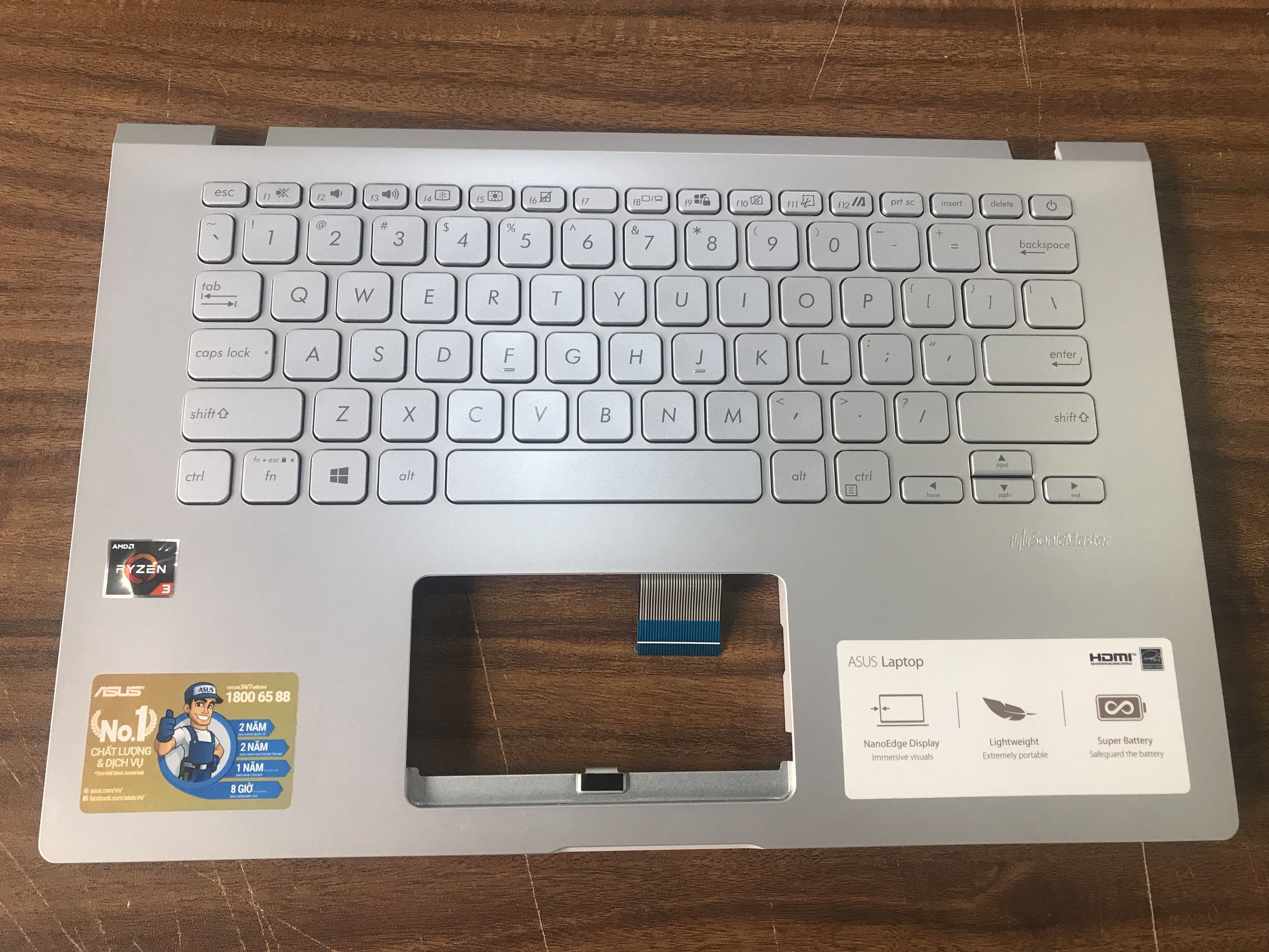 [Có sẵn] [Ảnh thật] [Linh Kiện]Mặt C Laptop Asus X409 (bệ liền phím zin hãng) (Test kỹ trước khi giao hàng)