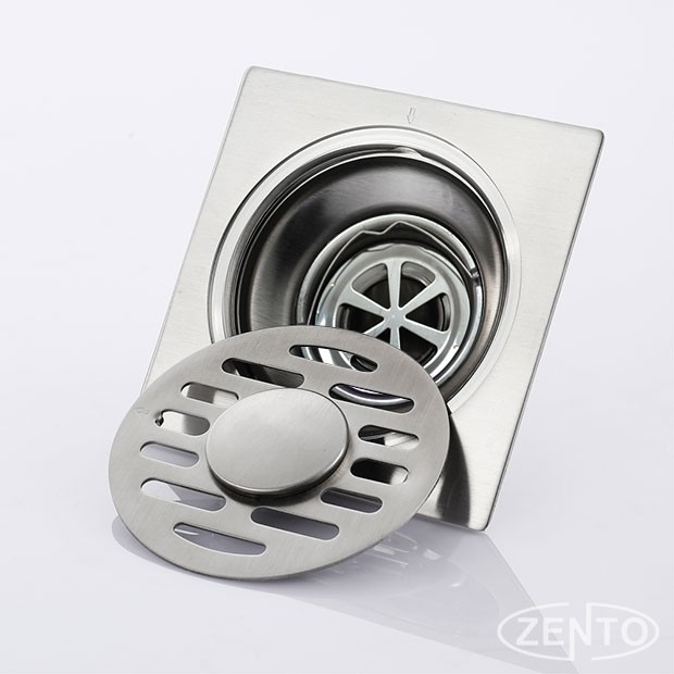 Phễu thoát sàn, máy giặt chuyên dụng Zento TS126 Double (118x118mm)