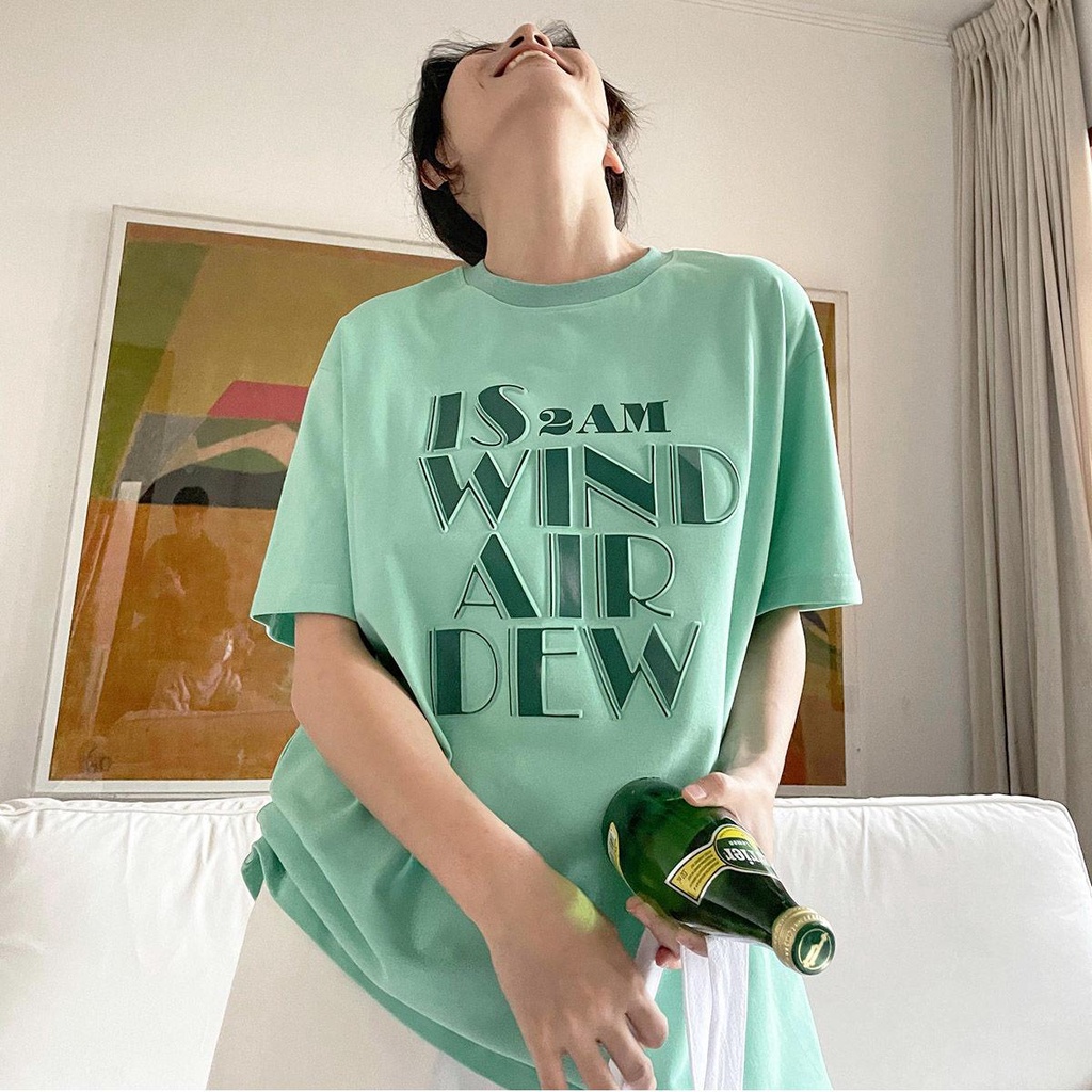 Áo Thun Cotton Cổ Tròn Tay Ngắn Dáng Rộng In Chữ Phong Cách Harajuku Thời Trang Mùa Hè Hàng Mới Dành Cho Bạn Nữ 2022