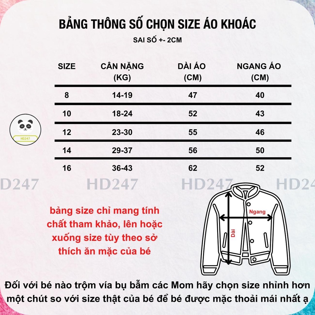 Áo khoác bé trai bé gái size đại phối màu dù 2 lớp cổ bẻ in hình cá tính - ảnh sản phẩm 2