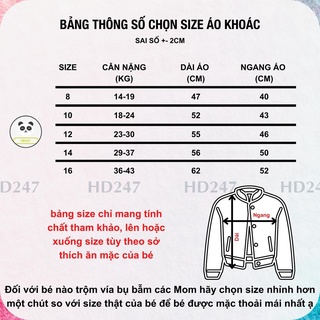 Áo khoác bé trai bé gái size đại phối màu dù 2 lớp cổ bẻ in hình cá tính - ảnh sản phẩm 2