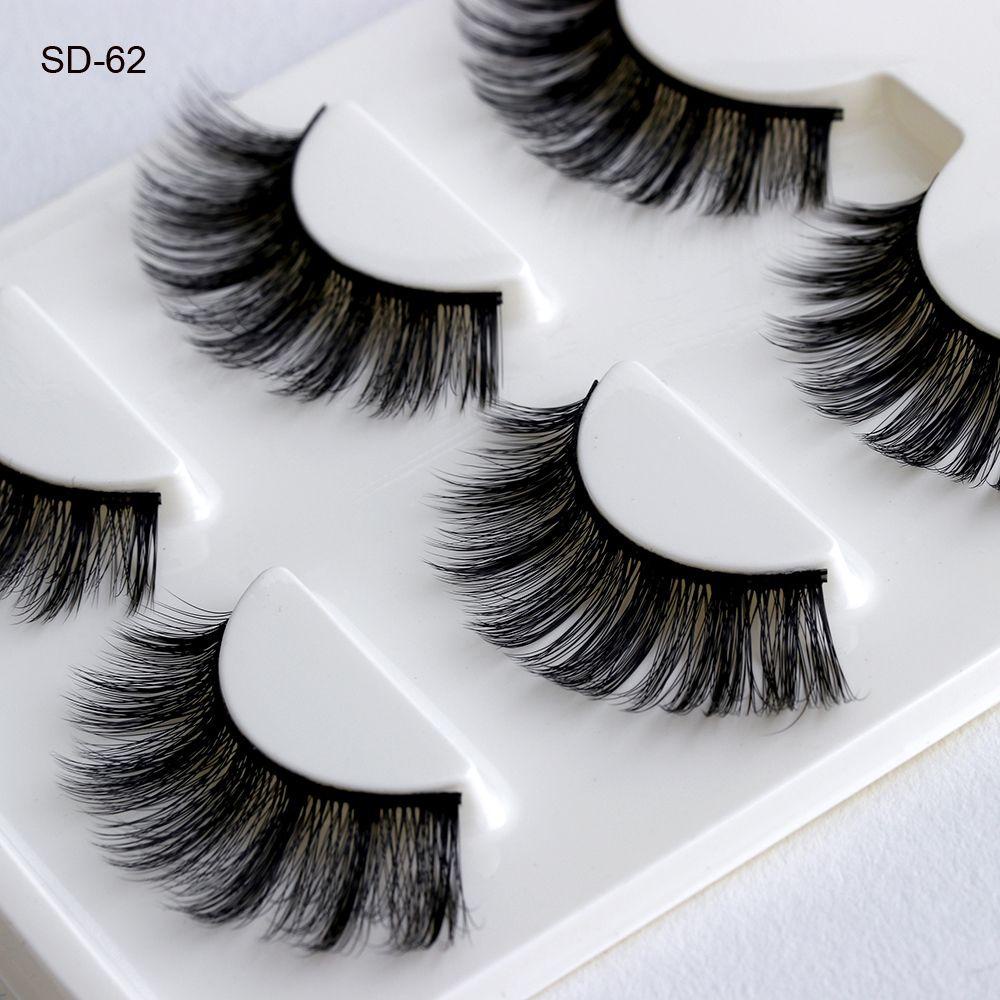 Set 3 Cặp Lông Mi Giả BORAG SKONHED 3D Handmade Dày Dặn Dành Cho Nữ