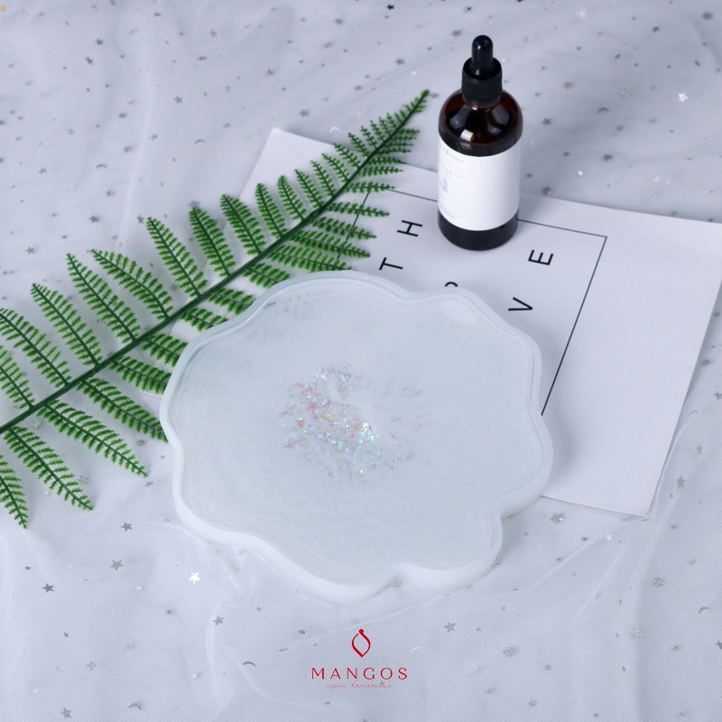 Khuôn hình sóng làm đồng hồ, décor từ resin, jesmonite độc đáo