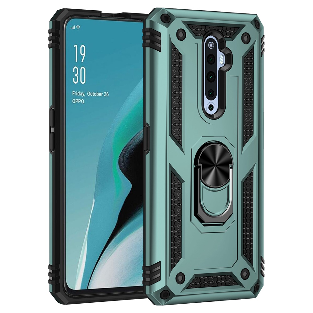 Ốp Điện Thoại PC Cứng Kèm Vòng Khuyên Đỡ Chống Sốc Cho Oppo Reno 2Z / 2F Oppo Reno2 Z F