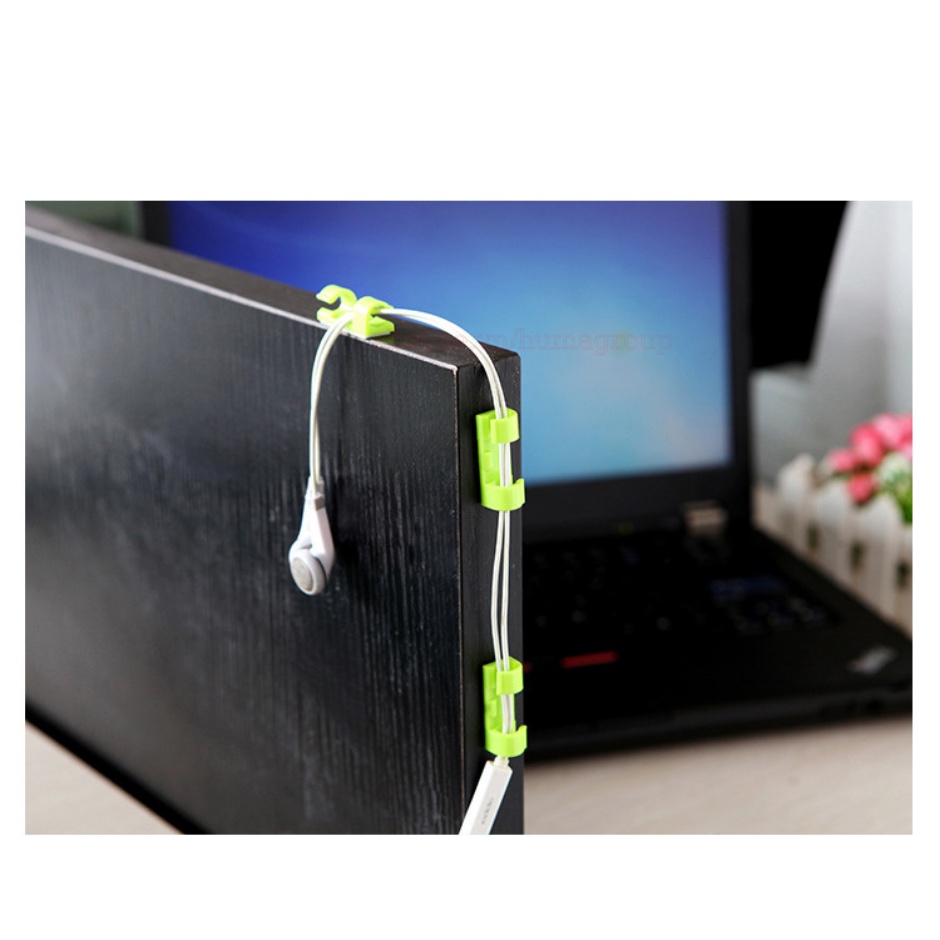 Bộ 20 Kẹp Cố Định Dây Điện, Nẹp Ghim Dây Điện Vào Tường Chắc Chắn