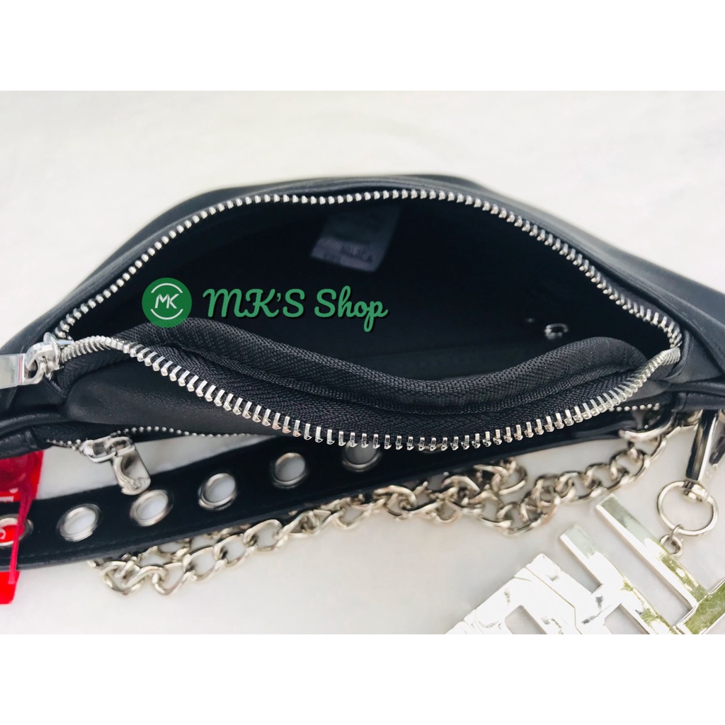 TÚI BAO TỬ ÔNG ĐỊA TRUE RELIGION MÀU ĐEN - SIZE 30CM