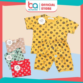 [FreeShip]Bộ Cộc Tay Cho Bé Trai Bé Gái Minky Mom - Chất Thun Lạnh Co Giãn Tốt Mềm Mịn Thoáng Mát Thấm Hút Mồ Hôi (BA04)