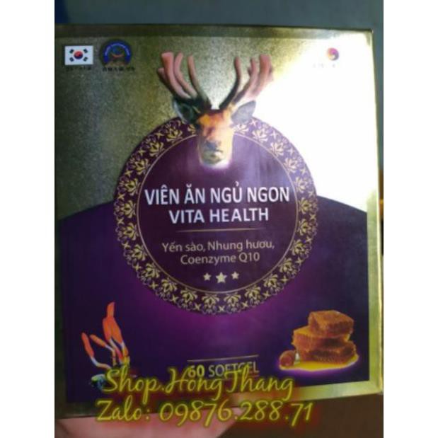 Viên ăn ngủ ngon vita health bồi bổ cơ thể