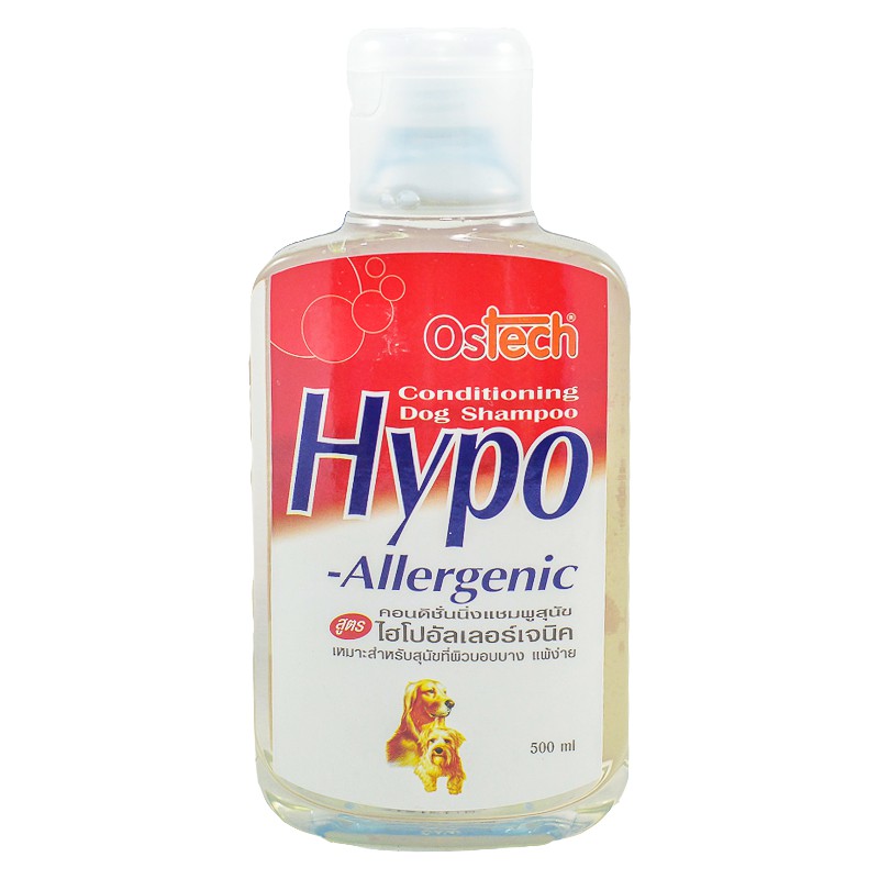 Dầu tắm cao cấp chống dị ứng cho chó Ostech HYPO-ALLERGENIC 200ml và 500ml