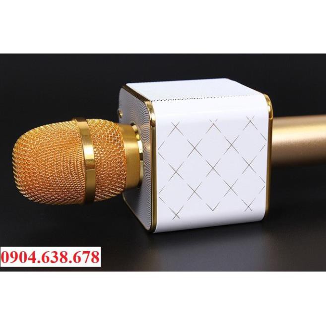 [Giá Tốt Nhất] Micro Karaoke Q7U Kết Nối Bluetooth Hát Cực Hay - Kiểu Dáng Đẹp - Pin Trâu - Tích Hợp Sạc Dự Phòng