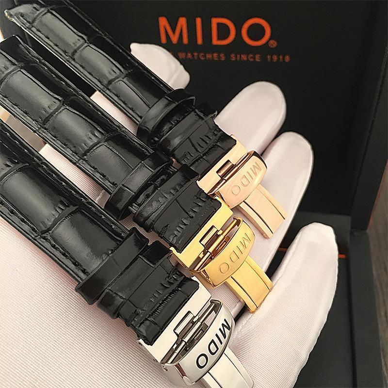 9-11✈Dây Đeo Bằng Da Thật 20MM Cho Đồng Hồ Mido Mido Mido M8600 M7600