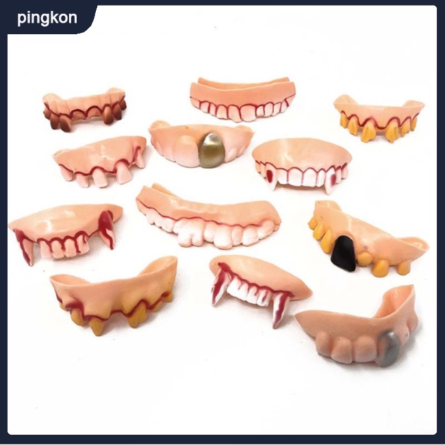 Hàm Răng Giả Mềm Hóa Trang Halloween