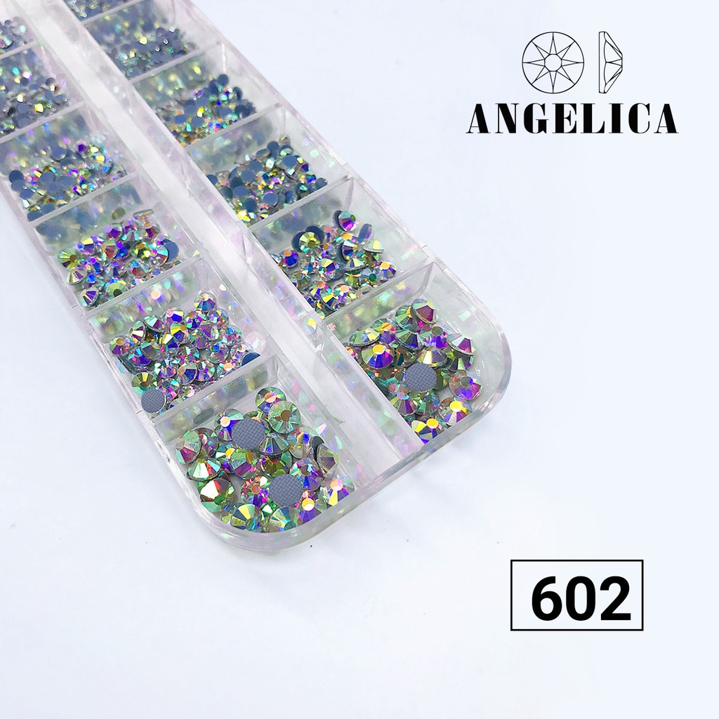 Đá Chân Lưới 14 Khía Crystal Ab ANGELICA 602
