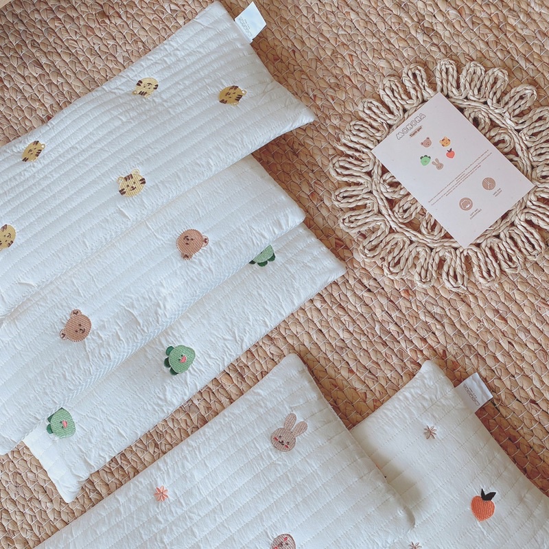 Gối lót đầu cao cấp xuất Hàn Momona cho bé