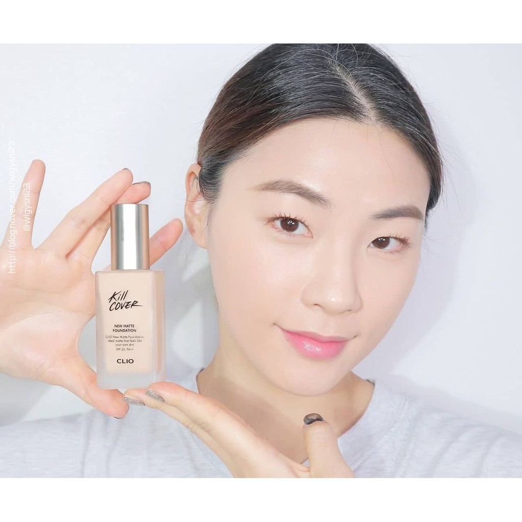 (Auth-Bill) Kem nền Clio Kill Cover Glow Foundation Tone 21 - 15g