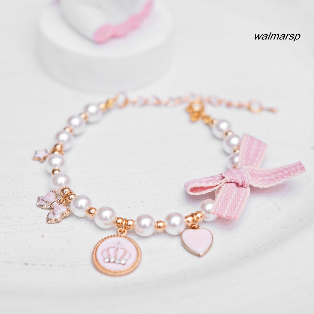 Vòng Cổ Ngọc Trai Bằng Nhựa Màu Sắc Tươi Sáng Trang Trí Cho Mèo