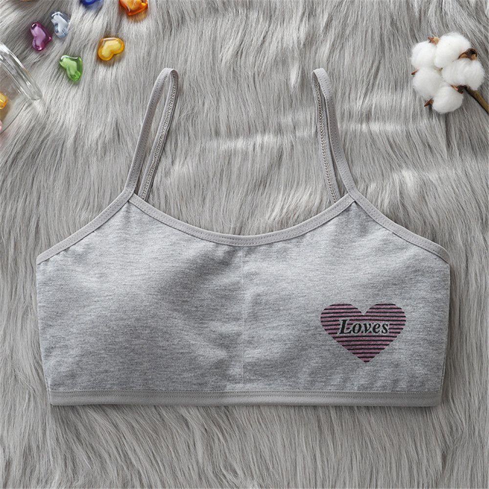 Áo Lót Hai Dây Bằng Cotton Thời Trang Cho Trẻ Em